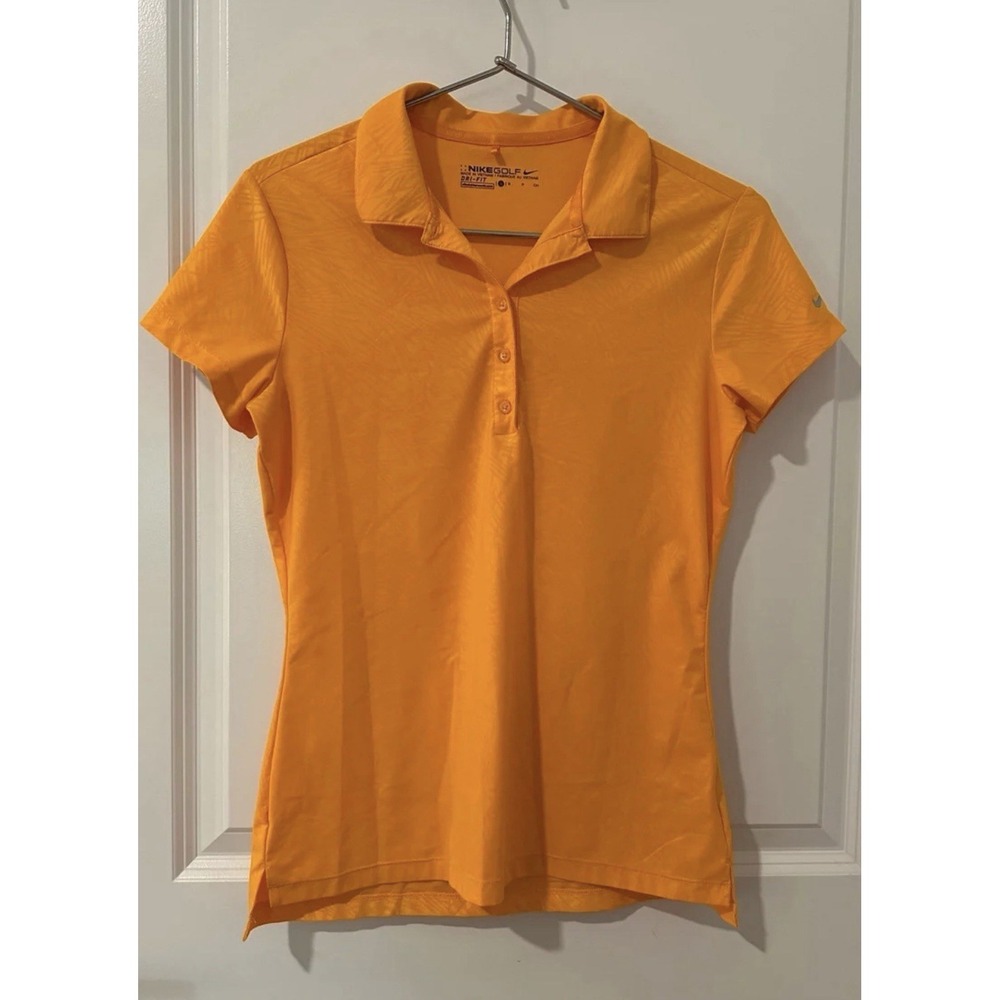 Nike Women's Dri-Fit Golf Shirt | Orange | S